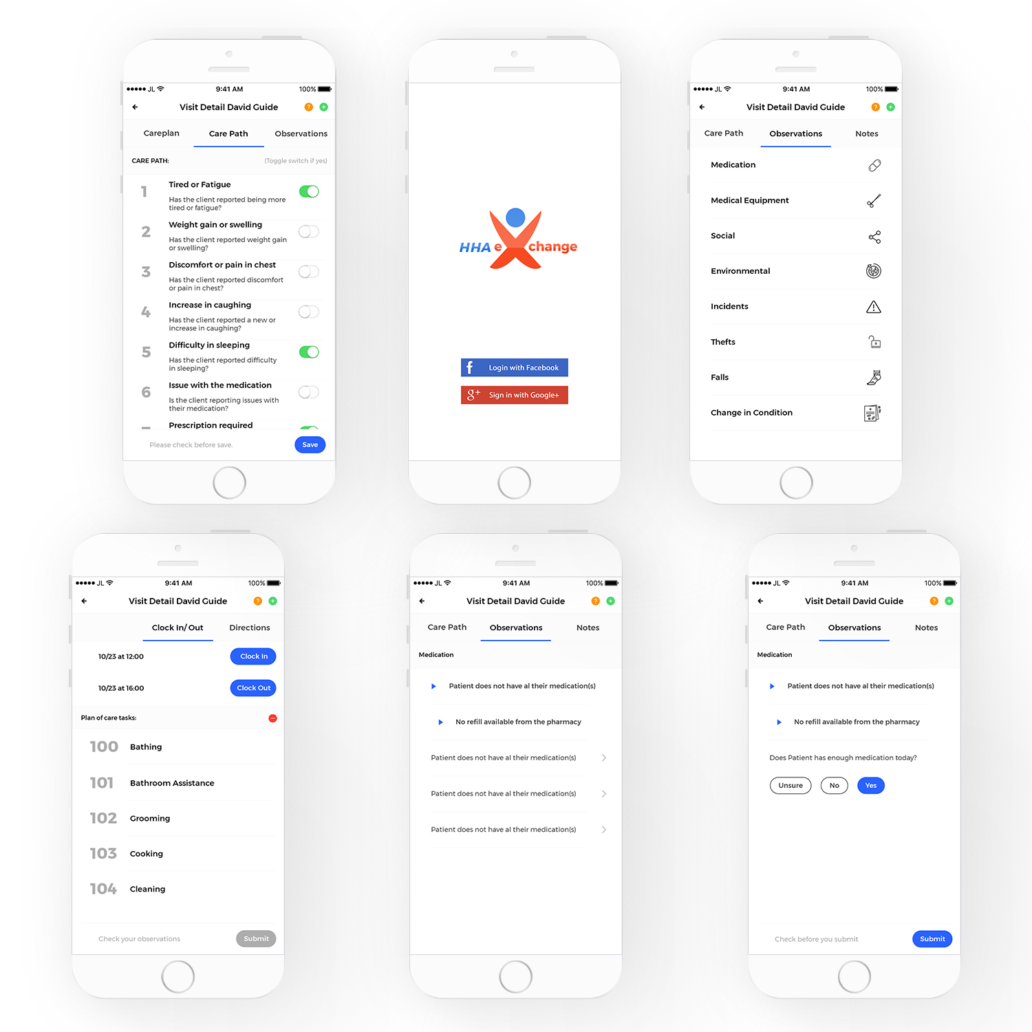 App Design by WirePaper for HHAeXchange | Design #18030976