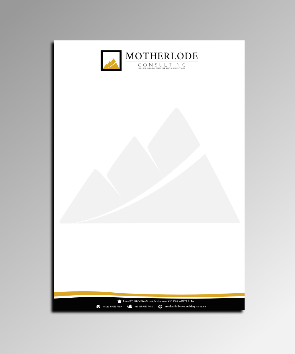 Letterhead Design by VGB for this project | Design #2817446