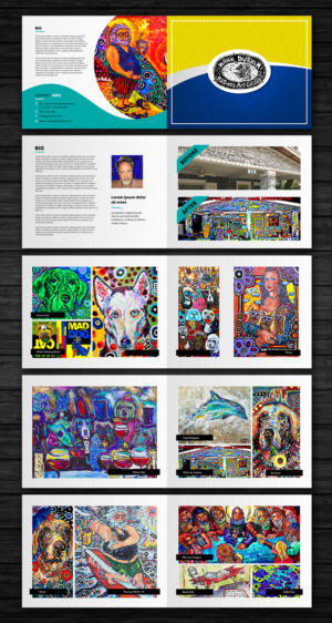 Catalogue Design by ecorokerz for mad dog art gallery | Design: #17979050