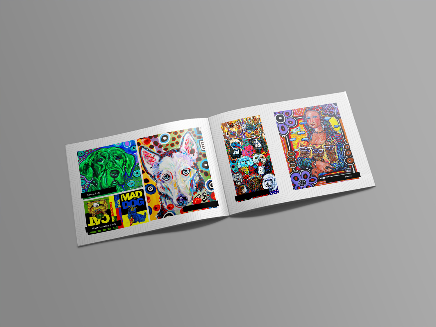 Catalogue Design by ecorokerz for mad dog art gallery | Design #17979054