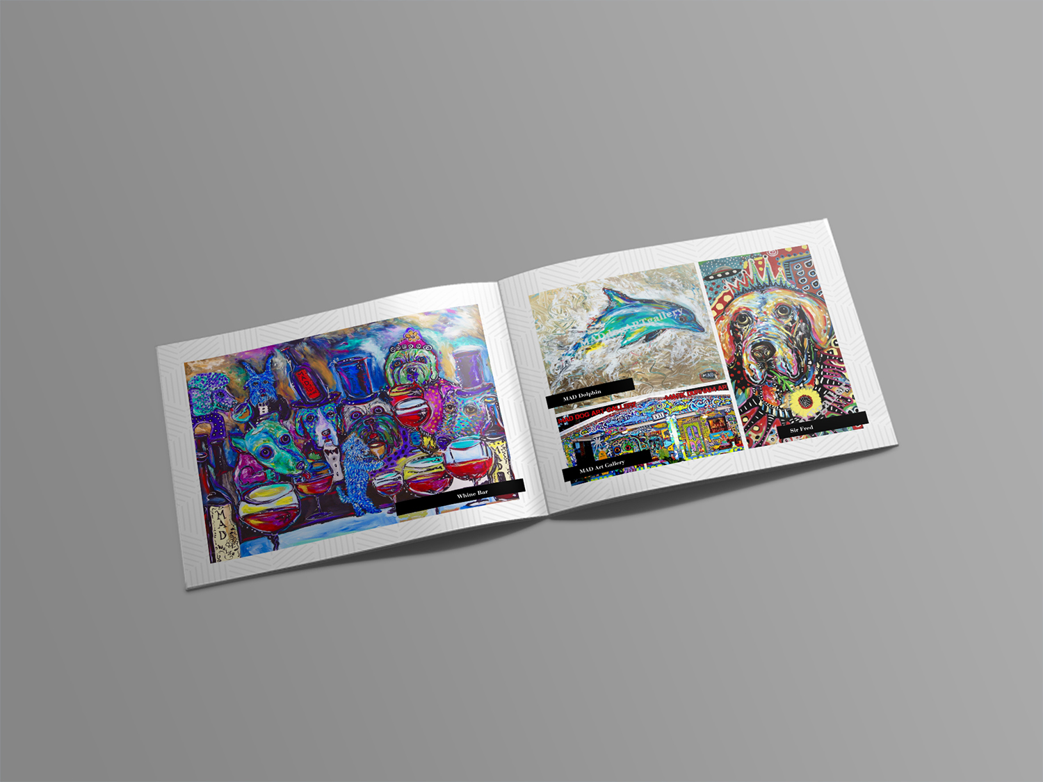 Catalogue Design by ecorokerz for mad dog art gallery | Design #17979055