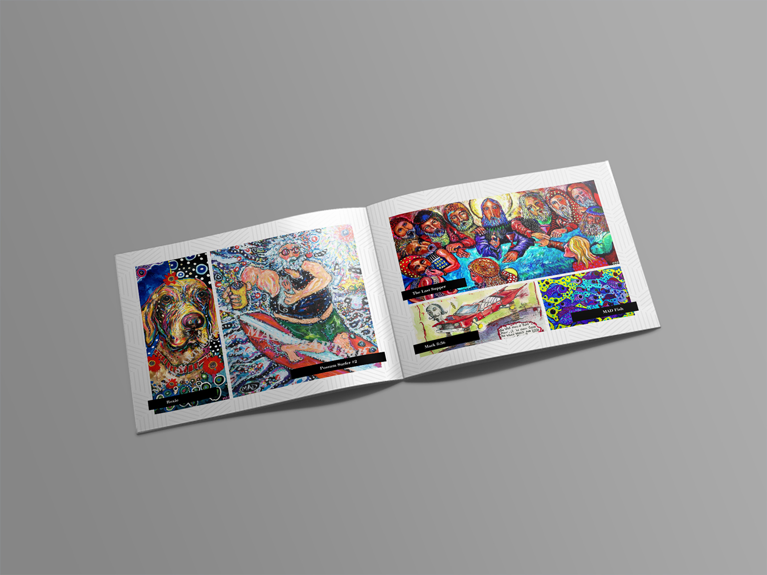 Catalogue Design by ecorokerz for mad dog art gallery | Design #17979056