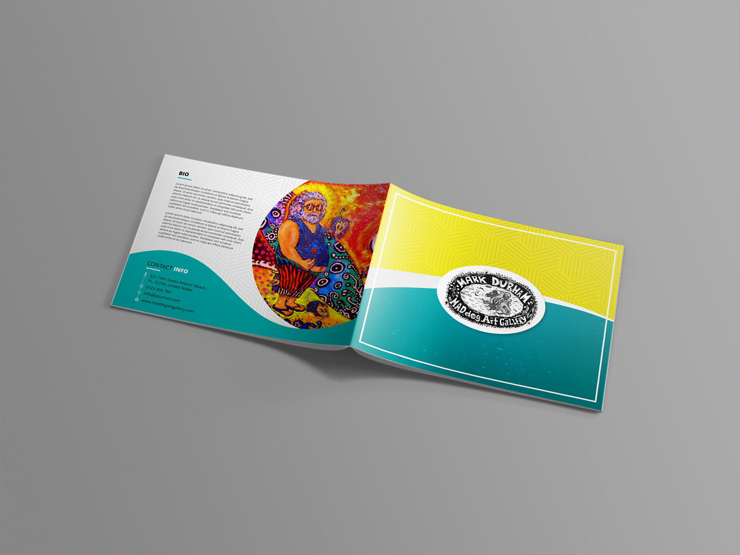 Catalogue Design by ecorokerz for mad dog art gallery | Design #17990113