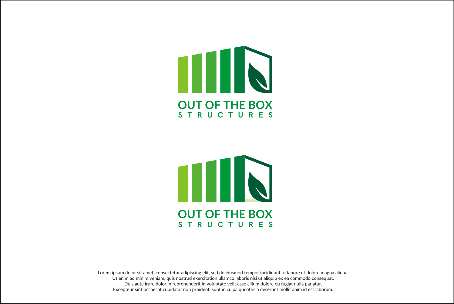 Diseño de Logo por nusdofficial para Out Of The Box Structures | Diseño: #18107977