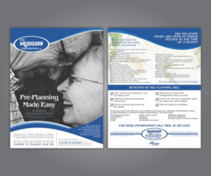 Flyer Design by Cut and Glue for Mulhearn Funeral Home | Design: #17996047
