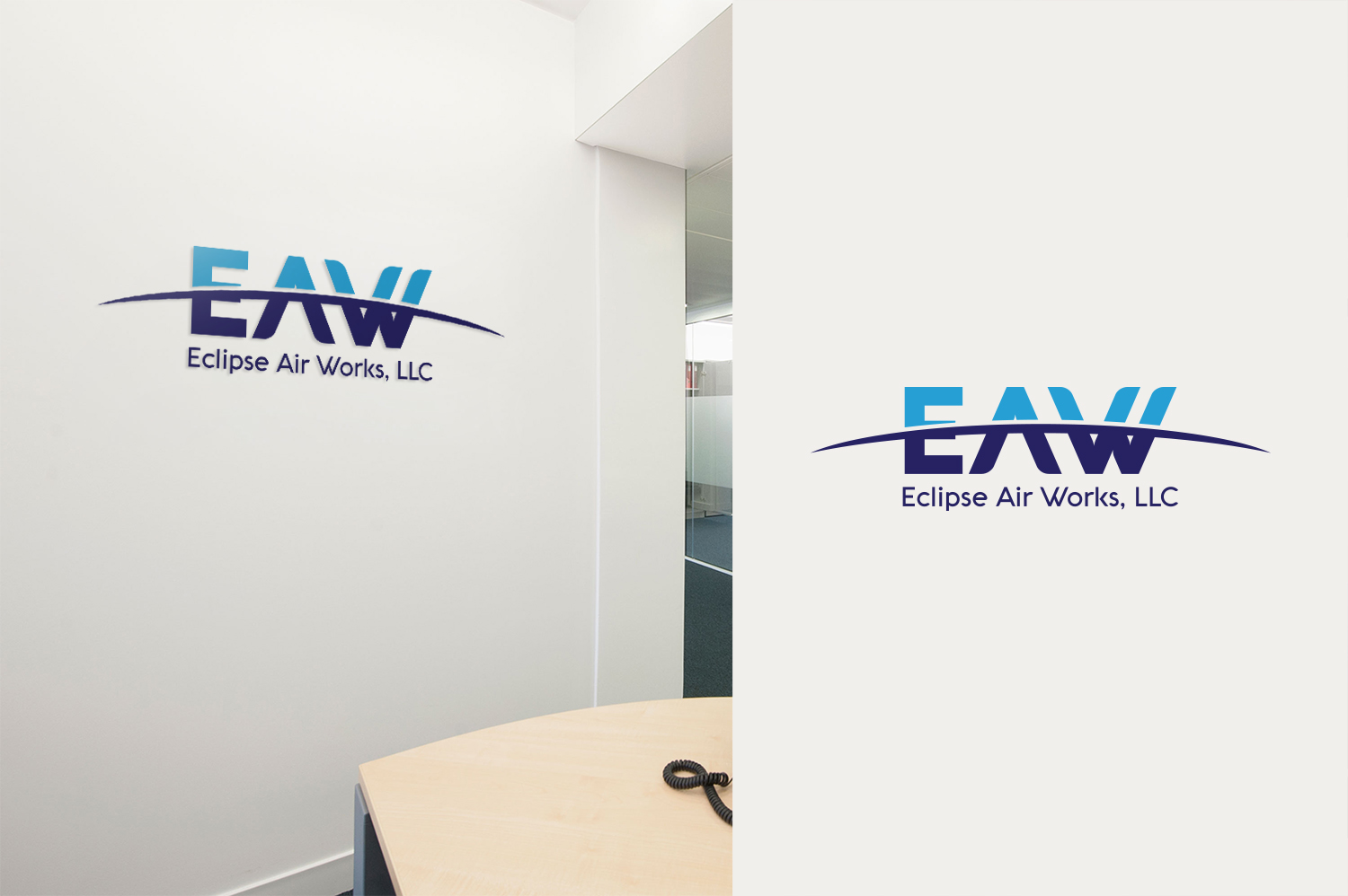 Logo Design by Grafactory for Eclipse Air Works, LLC | Design #17968599