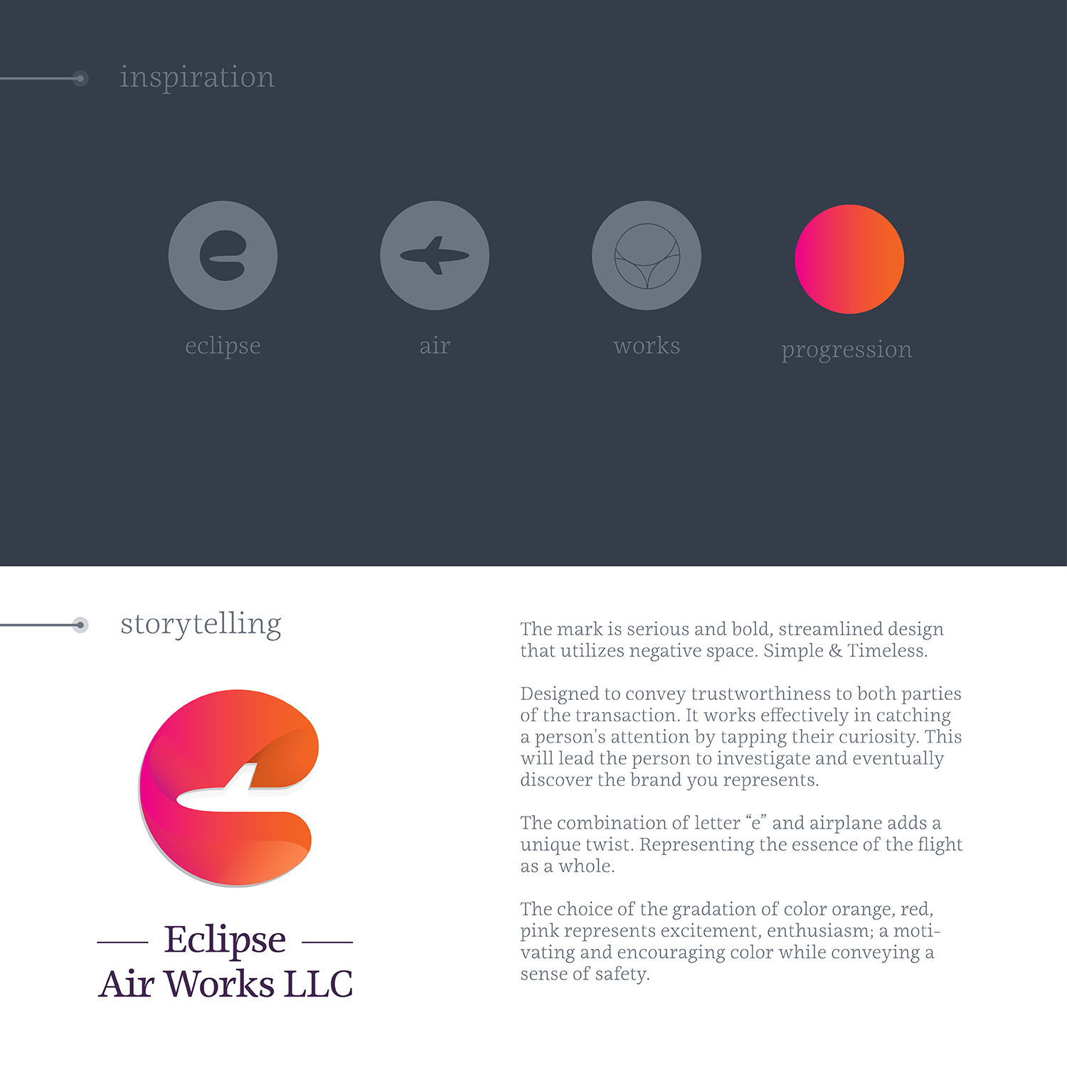 Logo Design by Marc Ray for Eclipse Air Works, LLC | Design #17987652