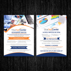 Tax Center Flyer to attract clients | Flyer Design by TuktukiShree