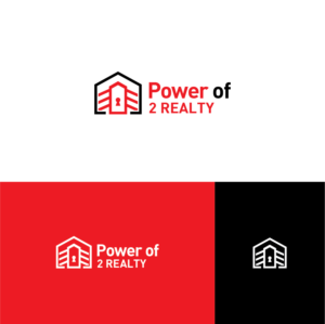 Logo Design by Deziners Zone for Power Of 2 Realty | Design: #17973269