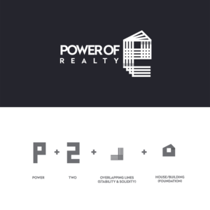 Logo Design by Marc Ray for Power Of 2 Realty | Design: #17969222