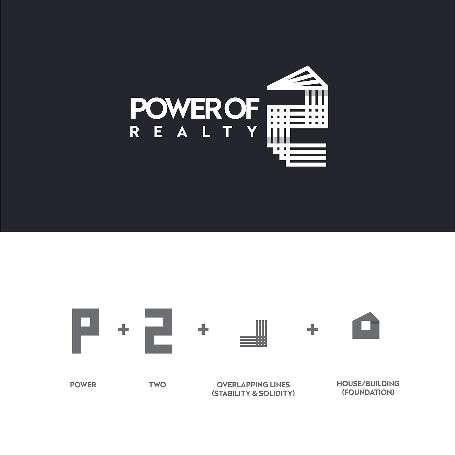 Logo Design by Marc Ray for Power Of 2 Realty | Design #17979070
