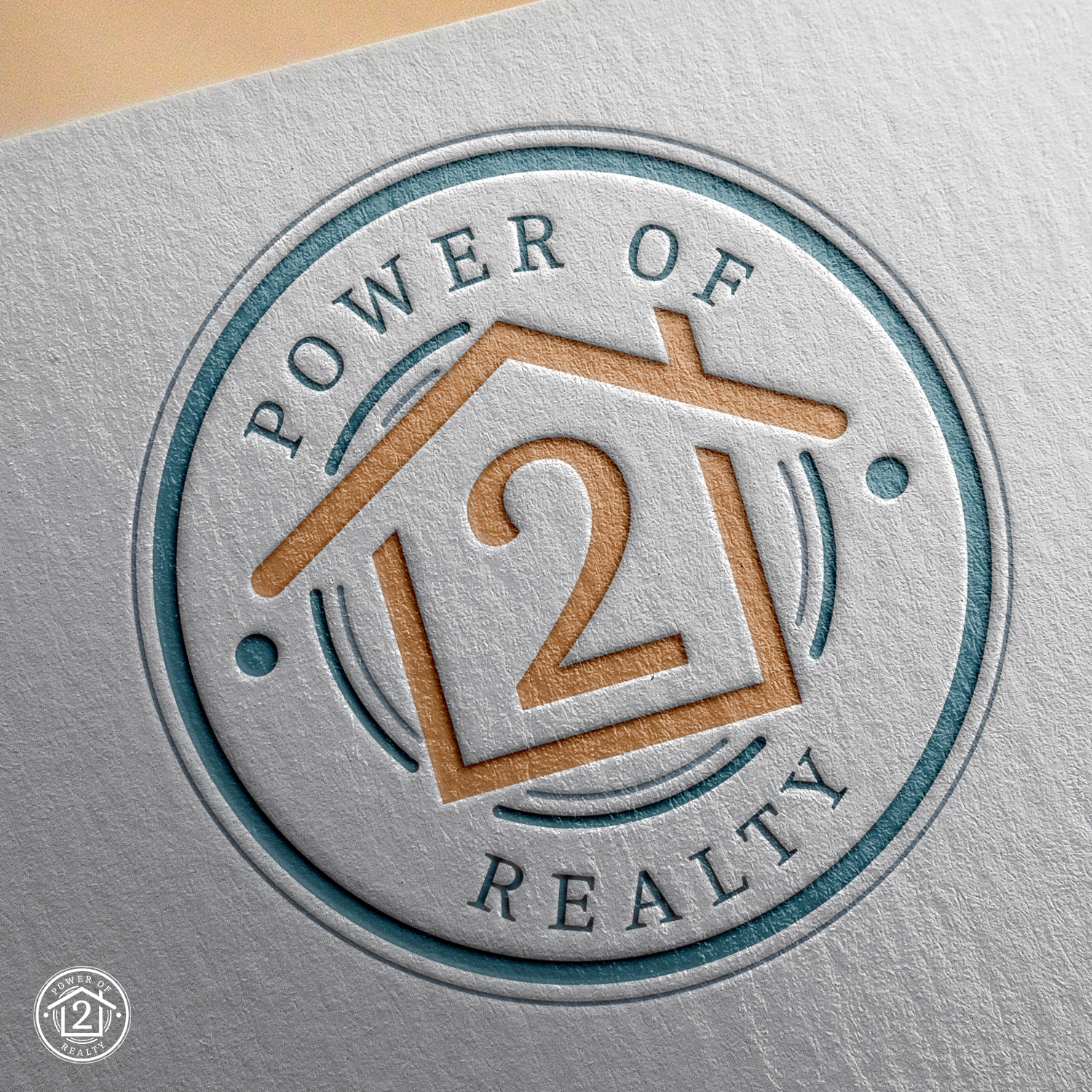 Logo Design by Marc Ray for Power Of 2 Realty | Design: #18002183
