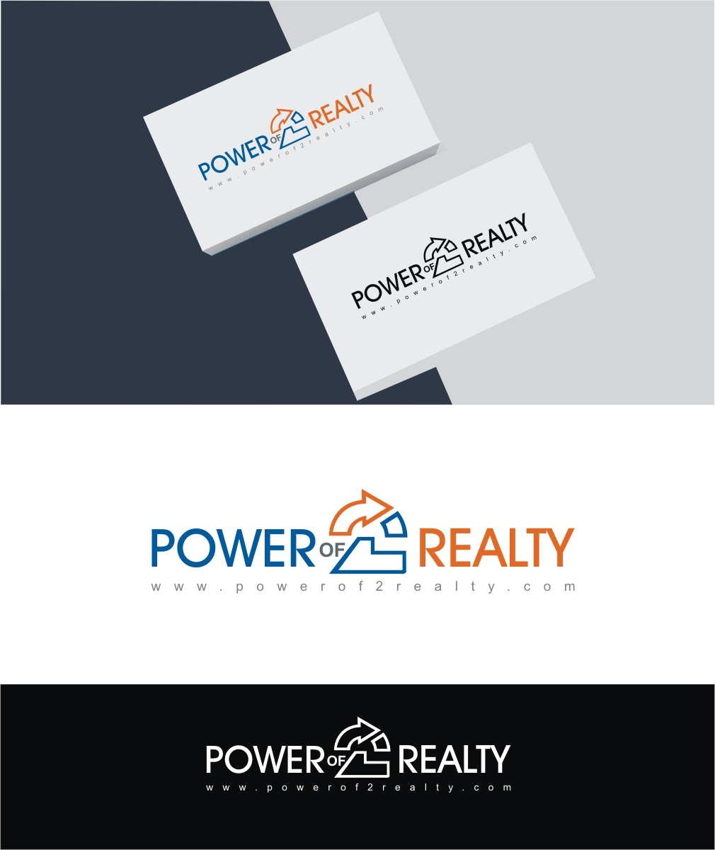 Logo Design by e-graphics for Power Of 2 Realty | Design #17972998