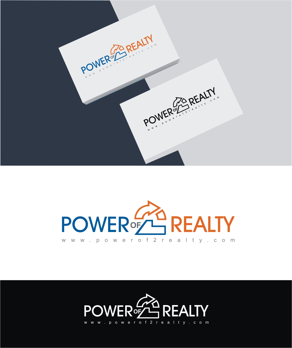 Logo Design by e-graphics for Power Of 2 Realty | Design #17972999