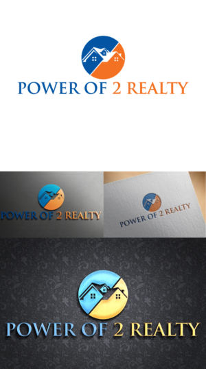 Logo Design by imyounuspathan 2 for Power Of 2 Realty | Design: #17971293