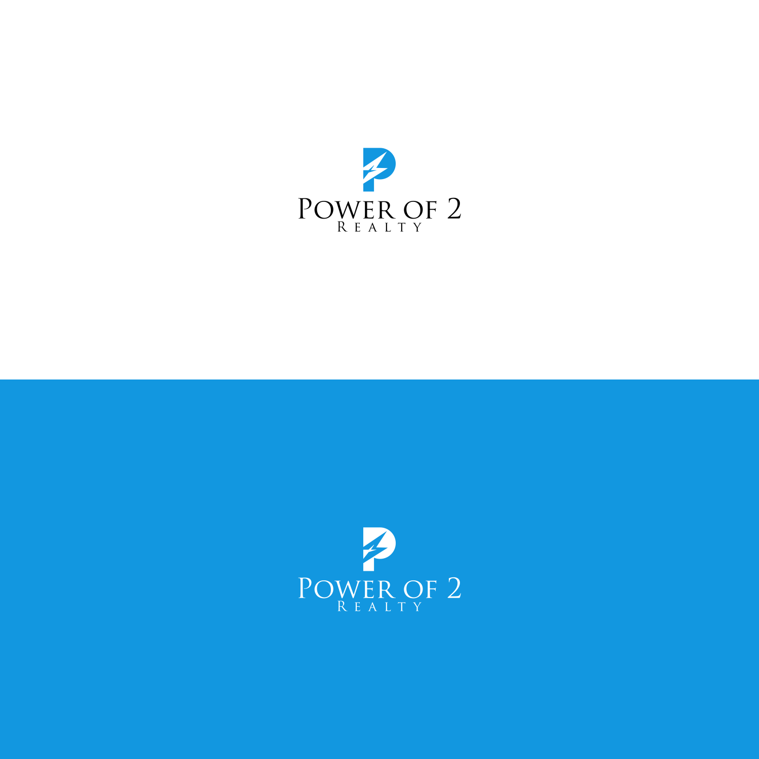 Logo Design by thedesignmate29 for Power Of 2 Realty | Design #17966766