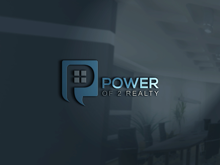 Logo Design by Kontab for Power Of 2 Realty | Design #17971688