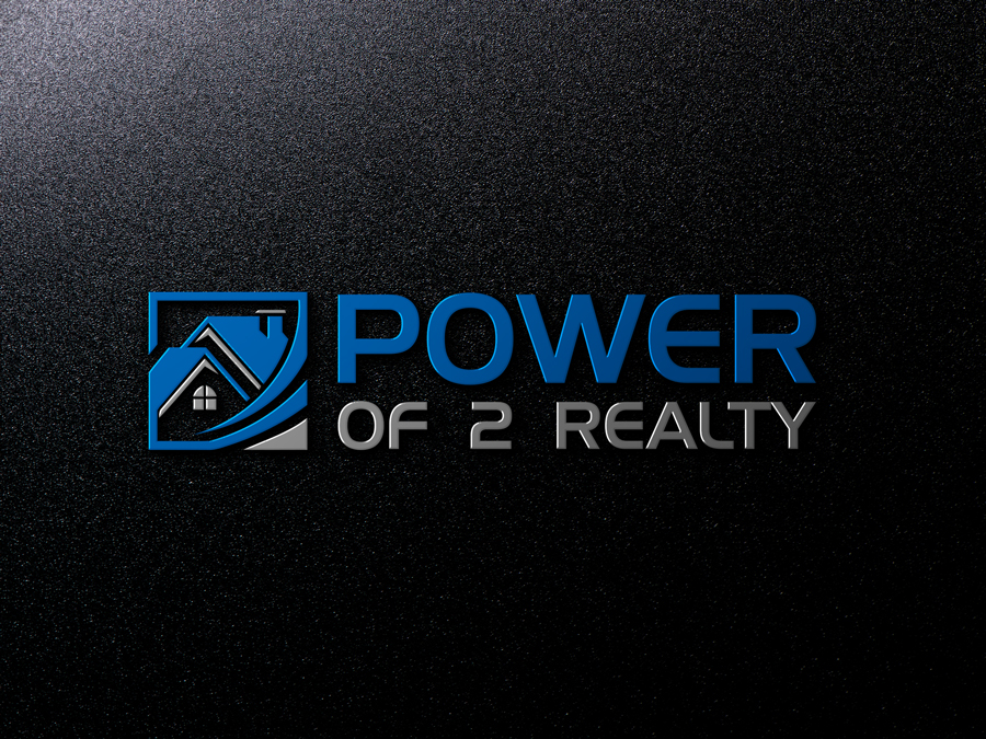 Logo Design by Kontab for Power Of 2 Realty | Design #17994360