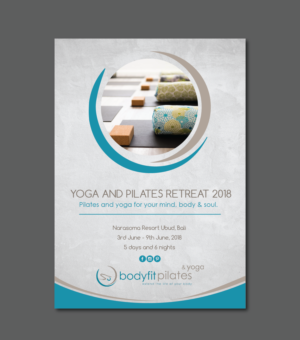 Template Flyer- Bodyfit Pilates &amp; Yoga | Design de Flyer par alex989