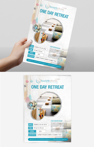 Template Flyer- Bodyfit Pilates &amp; Yoga | Flyer-Design von Deepak_9_Malhotra