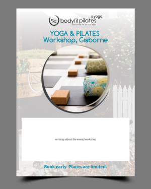 Template Flyer- Bodyfit Pilates &amp; Yoga | Design de Flyer par ecorokerz
