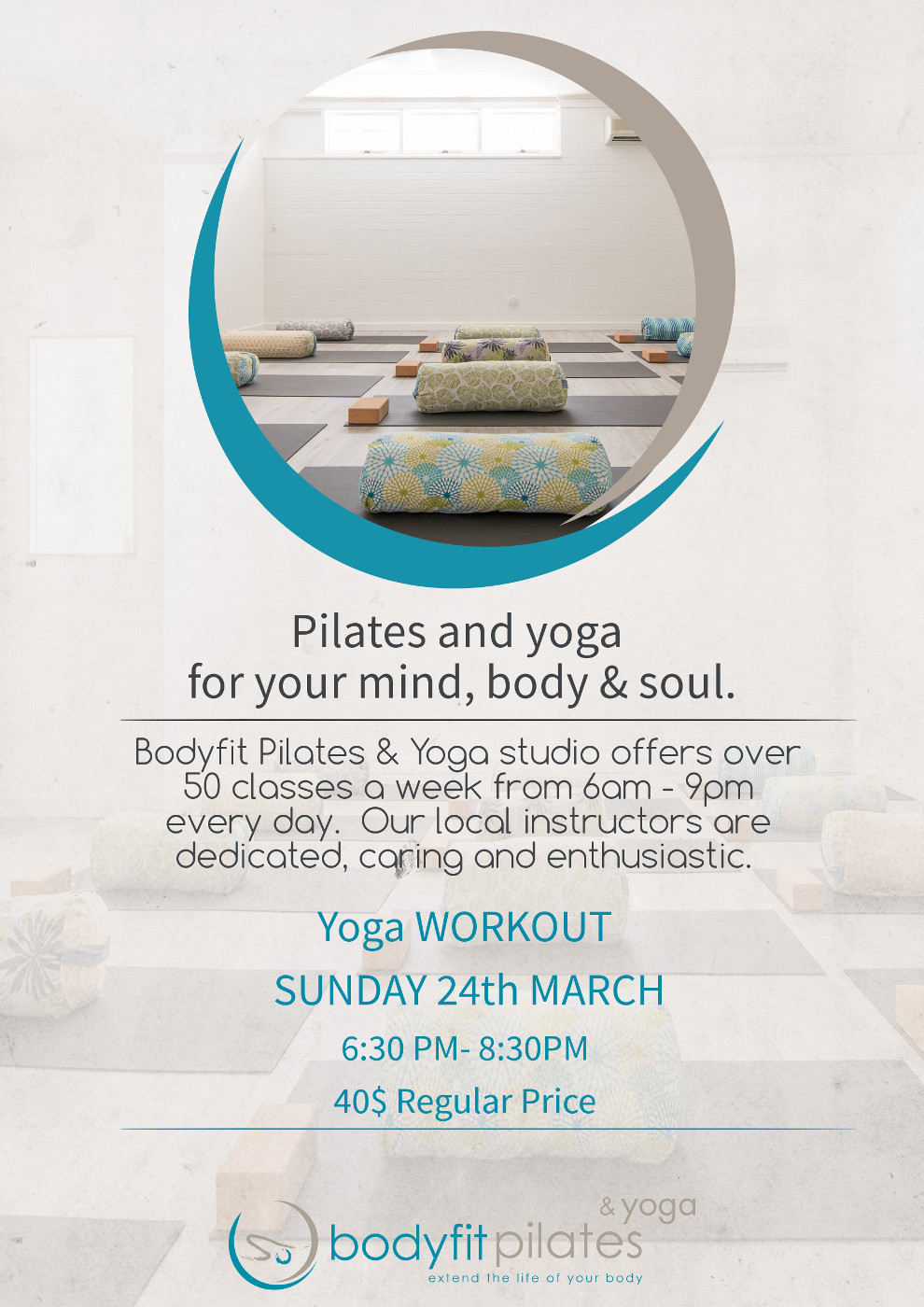 Flyer Design by Marta van Eck for this project | Design #17983105