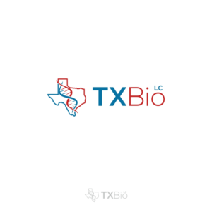 TX Bio LC or TX BIO LC (LC being smaller font than the rest)  | Logo Design by Basksh Designs
