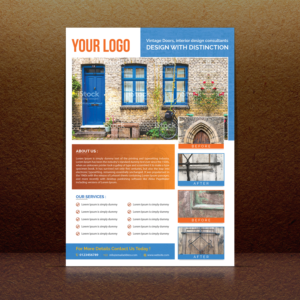Flyer Design by debdesign for Vintage Doors and Interiors | Design: #17974188
