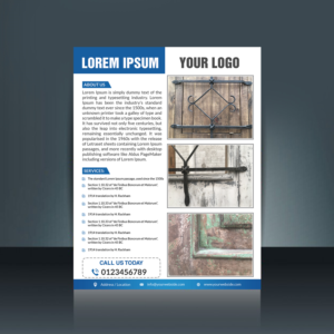 Flyer Design by creative.bugs for Vintage Doors and Interiors | Design: #17983699