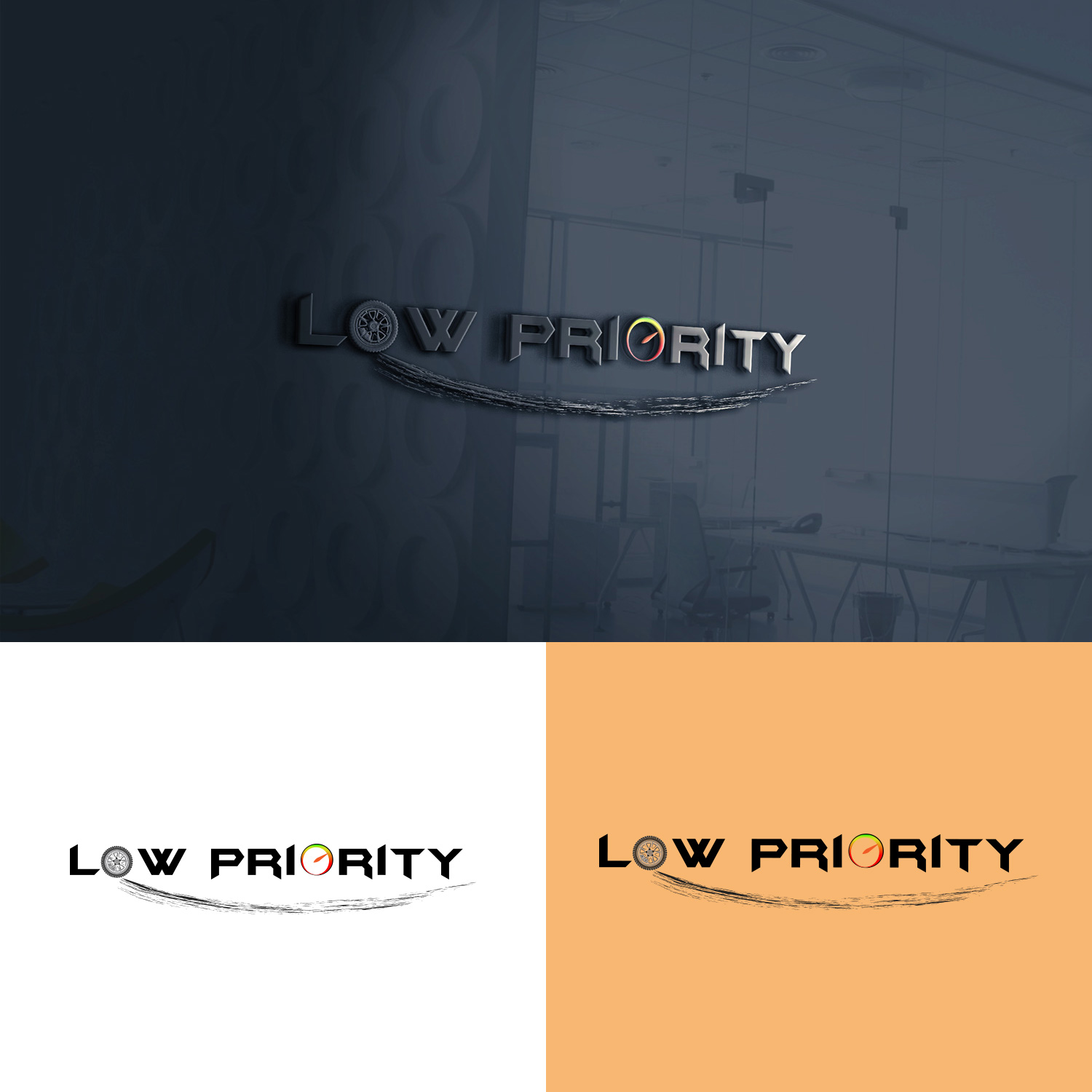 Logo Design by Aleezay Production for Low Priority | Design #17971071