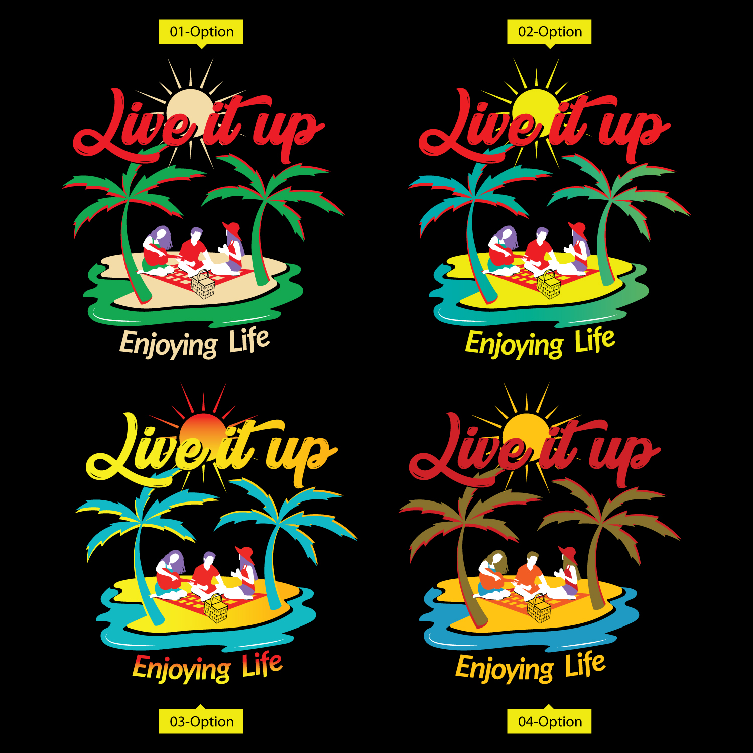 T-shirt Design by Impressive Sol for Live it Up Gear | Design #17980272