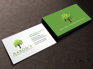 Visitenkarten-Design von Creations Box 2015 für Aaron's Landscape and Design LLC  | Design: #17996075