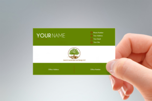 Business Card Design by Ljohn for Aaron's Landscape and Design LLC  | Design: #17988777