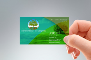 Business Card Design by Ljohn for Aaron's Landscape and Design LLC  | Design: #18009644