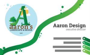 Visitenkarten-Design von klajdesign für Aaron's Landscape and Design LLC  | Design: #17995036