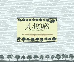 Visitenkarten-Design von klajdesign für Aaron's Landscape and Design LLC  | Design: #18025020