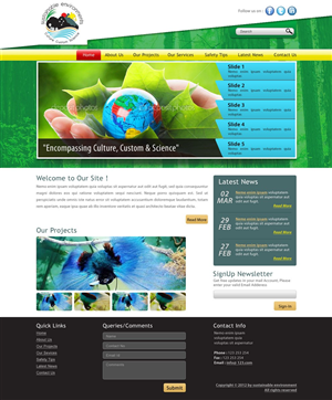 Web Design by pb for this project | Design: #649857