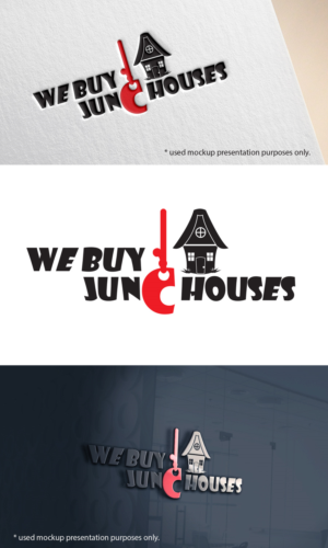 WE BUY JUNC HOUSES | Logo Design by Juli creation