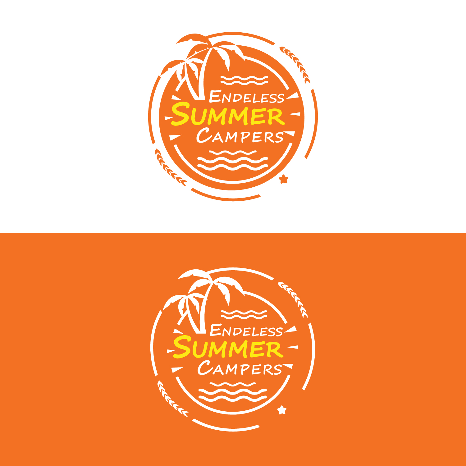Logo Design by U2F for Endless Summer Campers | Design #17974905