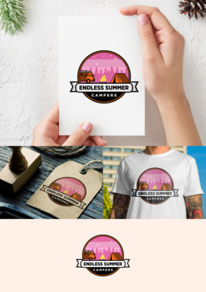 Logo Design by FireBlaster for Endless Summer Campers | Design #17972235