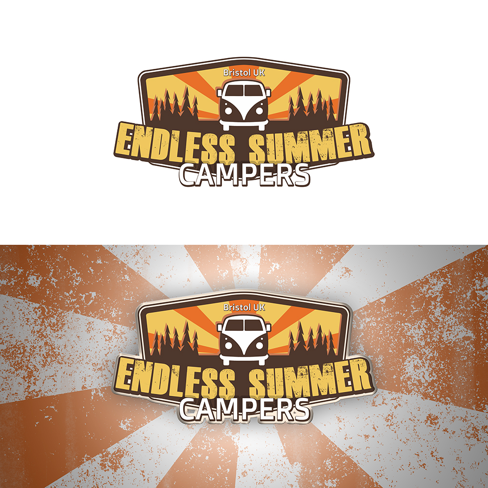 Logo Design by Endre Gajdor for Endless Summer Campers | Design #17969269