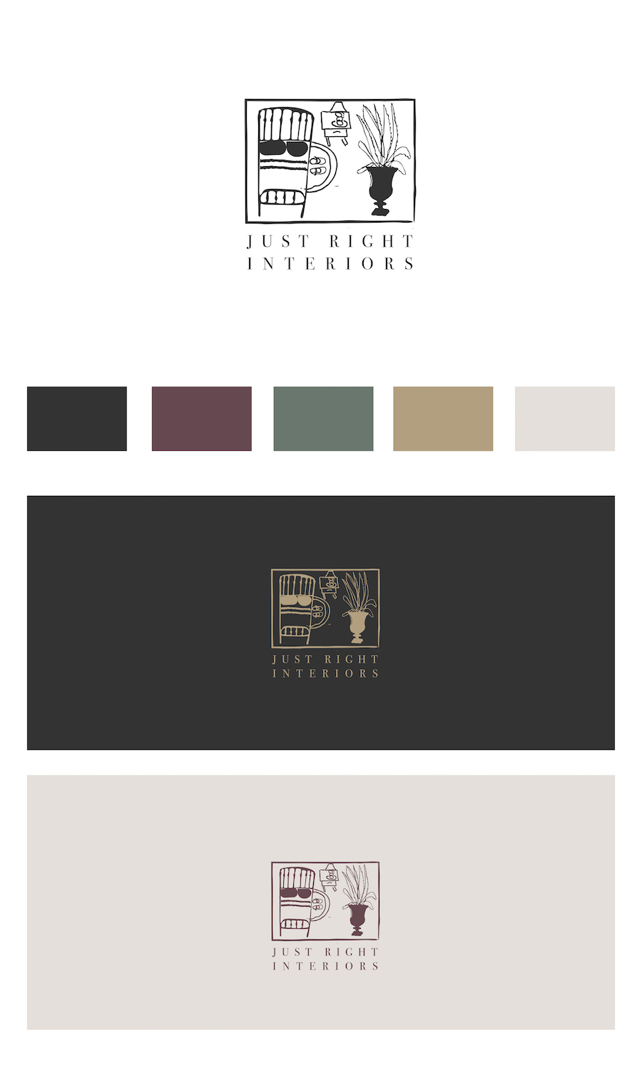 Logo Design by Maurissahunter for Just Right Interiors Inc. | Design #17998940