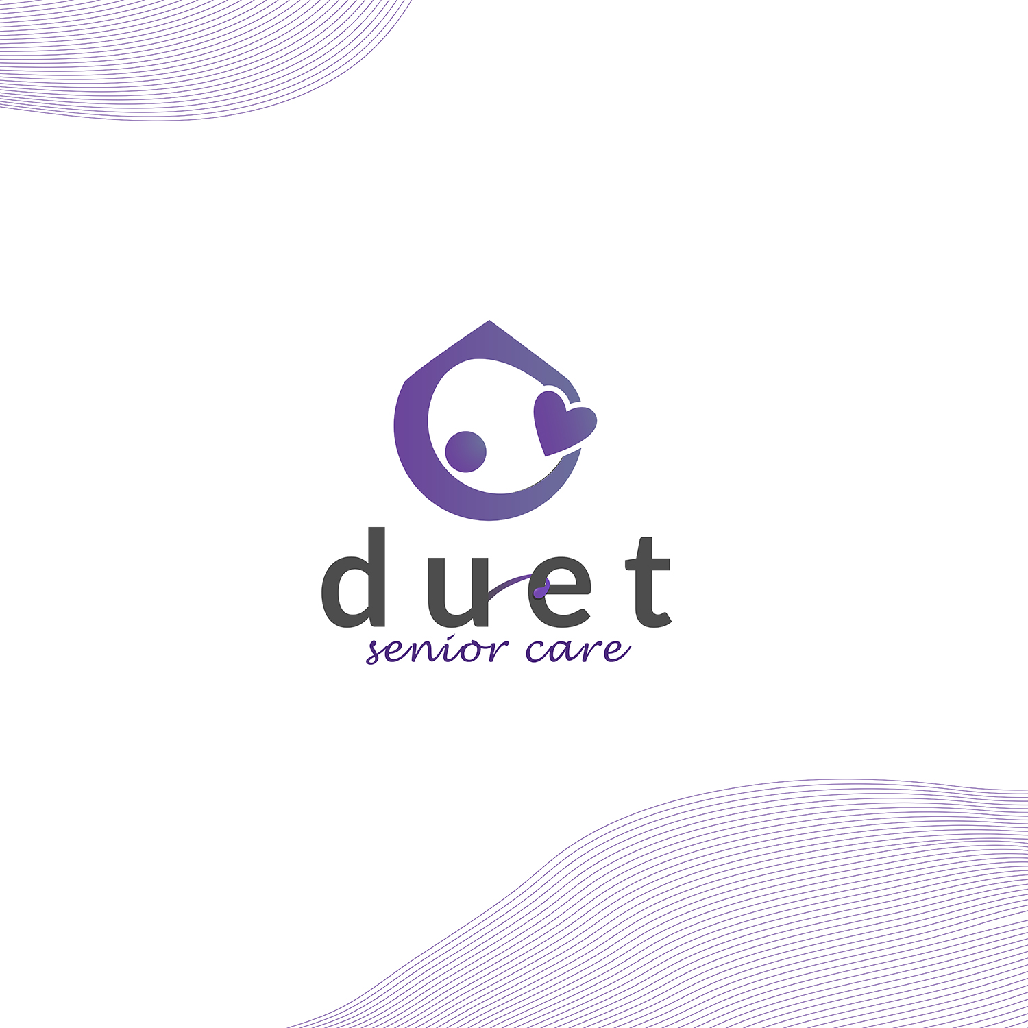 Diseño de Logo por klajdesign para Duet Senior Care | Diseño #17984968