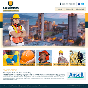 Web Design by Hetal  for adamji distributors ltd | Design #2785367
