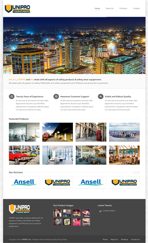 Web Design by Chaitanya S. for adamji distributors ltd | Design: #2778003