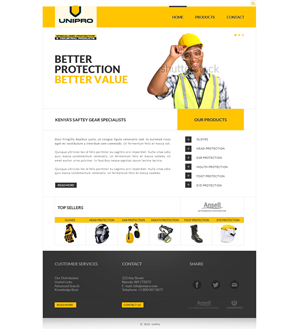Web Design par aaronik pour adamji distributors ltd | Design : #2772563