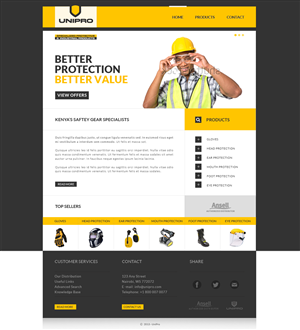 Web Design par aaronik pour adamji distributors ltd | Design : #2776061