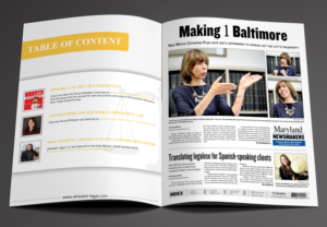 Press Portfolio/Catalogue with Articles Featuring Law Firm | Catalogue Design by HamzaMalik
