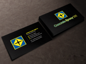 Business Card Design by Creations Box 2015 for concrete epoxy 101 | Design: #17975044