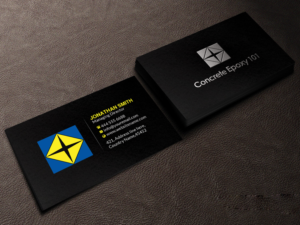 Business Card Design by Creations Box 2015 for concrete epoxy 101 | Design: #17975046